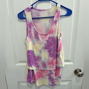 Latched mama tie dye tank.